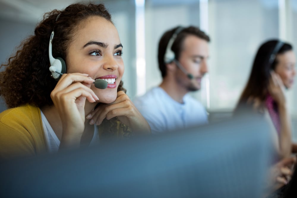 CustomerServiceExecutiveWorkingAtOffice