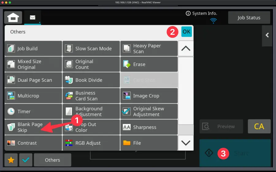 10 scan blank page skip | platinum copier solutions