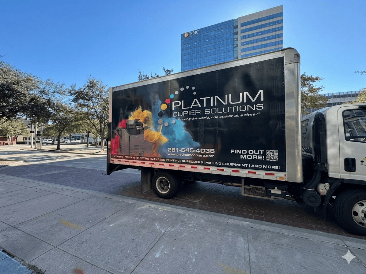 Platinum Copiers Truck